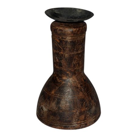 Hand Made Wooden Candle Stand-14